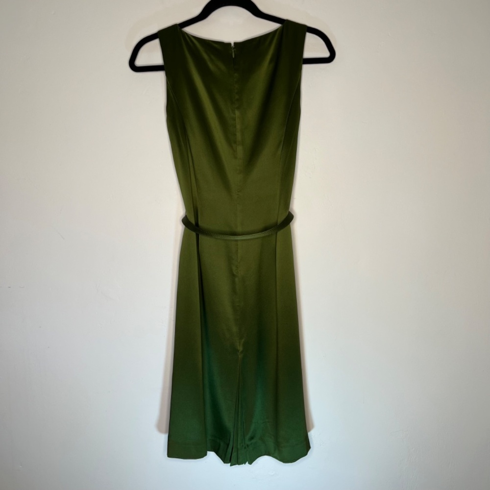 Ann Taylor Green Silk Dress - Picture 5 of 10